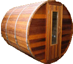 Outdoor sauna image