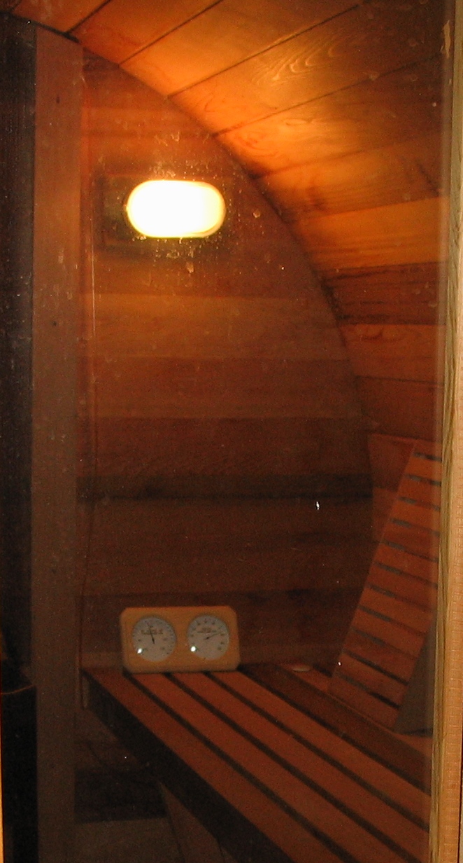interior sauna