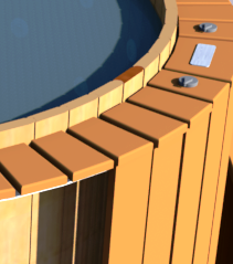 Aqua Tub skirts and shelves