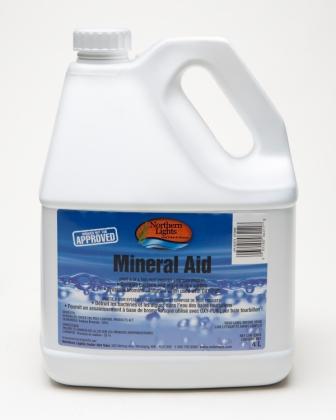 Mineral Aid hot tub sanitizer