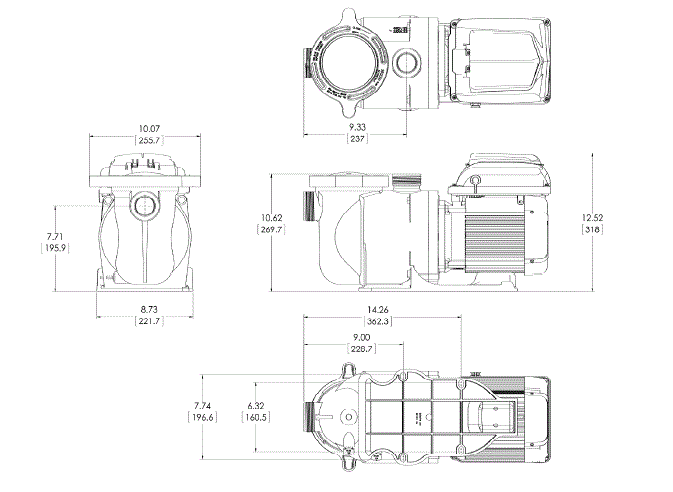 Pentair SuperFlo VS - Variable Speed Pump - #353132