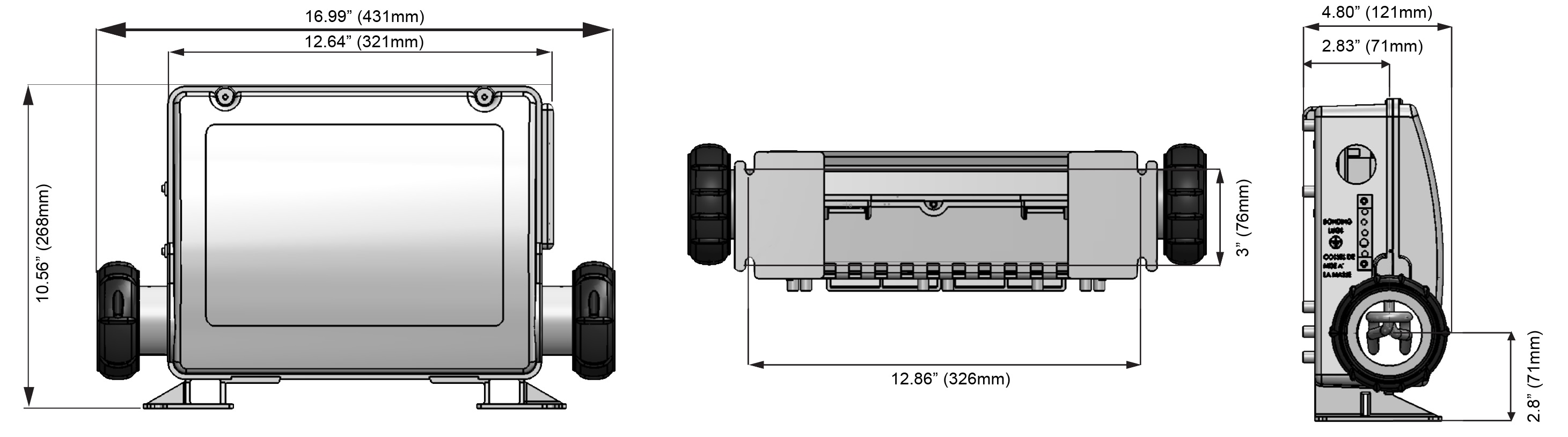 dimensions of balboa spa pack