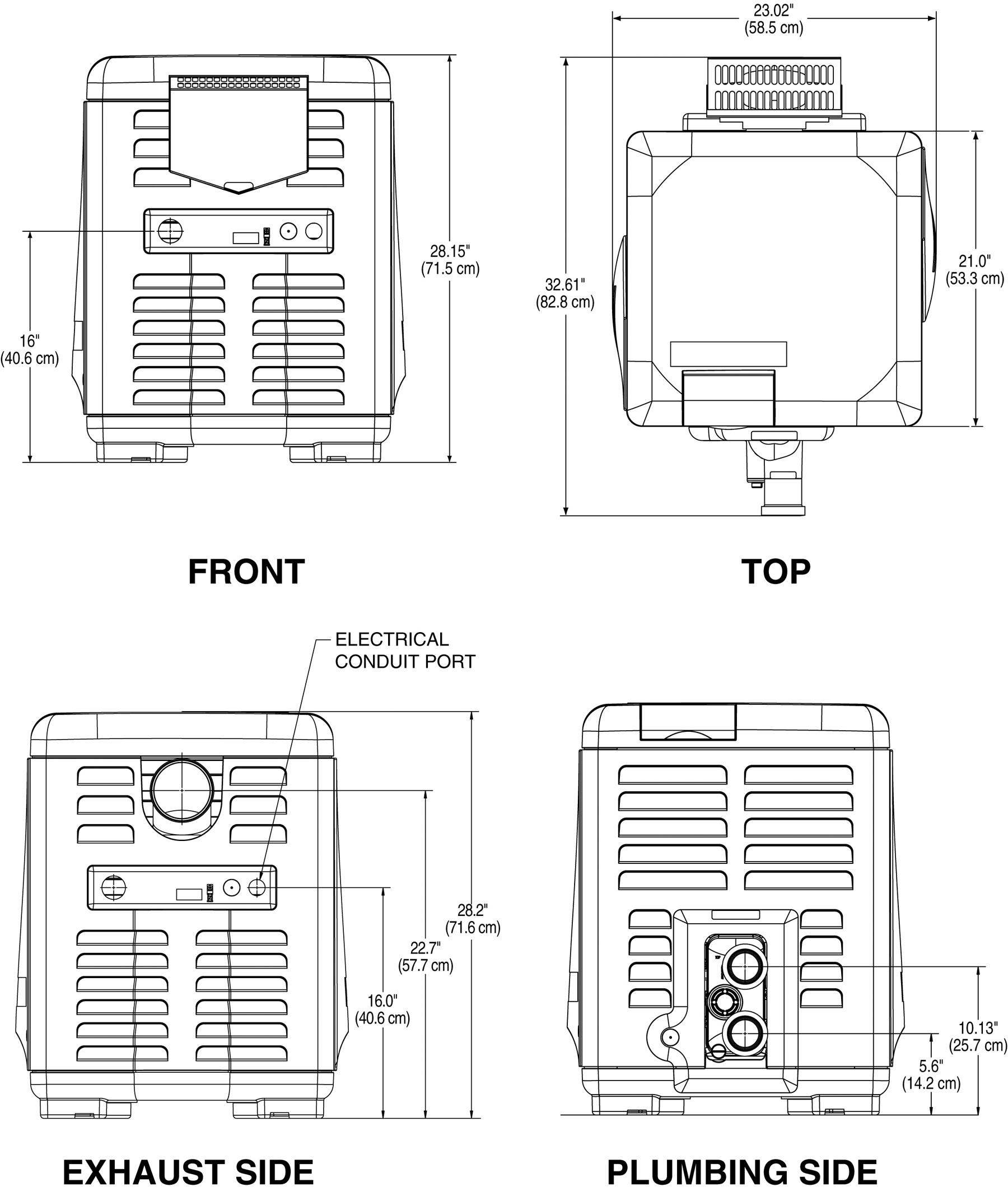 natural gas pool heater 125