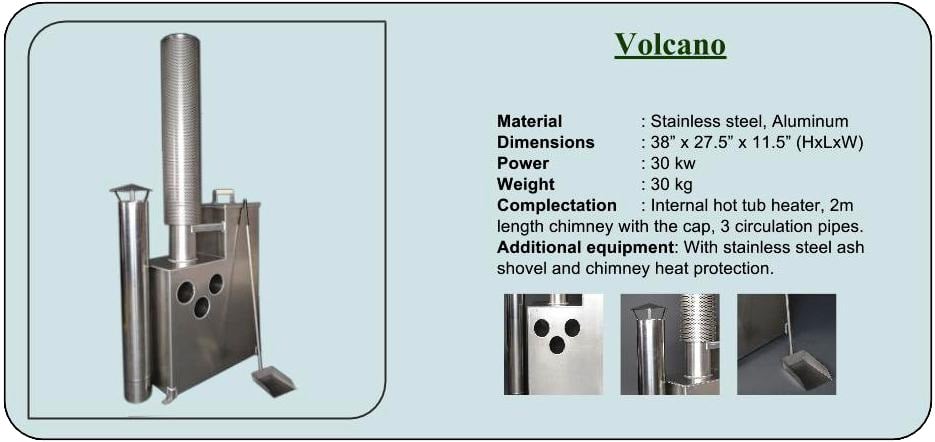 wood pool heater layout