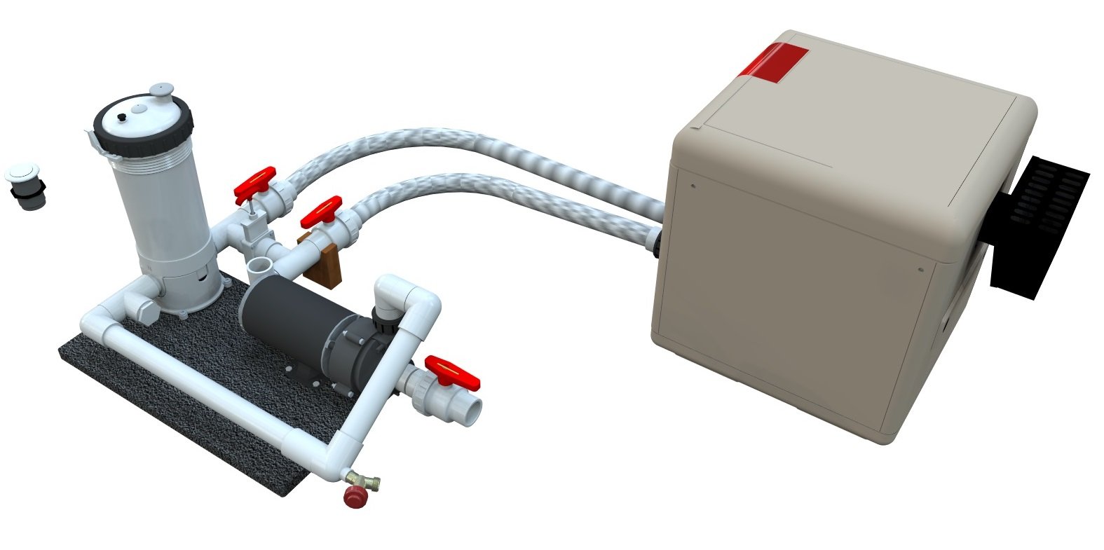 Gas Heating System - Circulation With 4 Jets