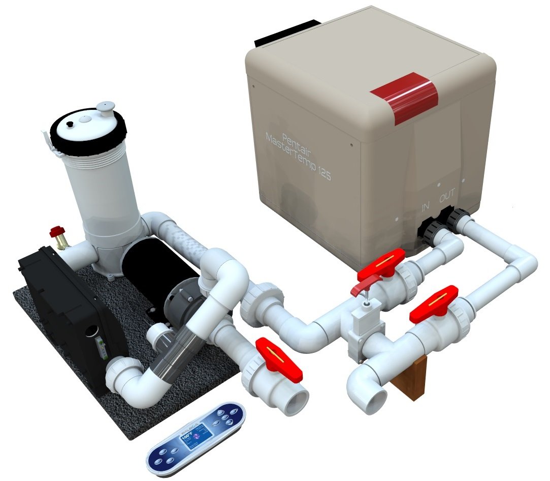 Hybrid Gas /Electric Heating System with 4-8 Jets