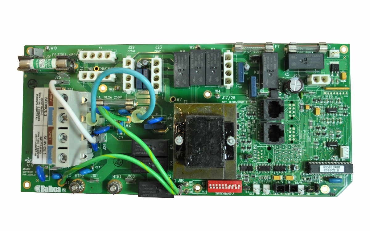 Balboa P/N 53340-04 Replacement Circuit Board for GS500 spa Pack