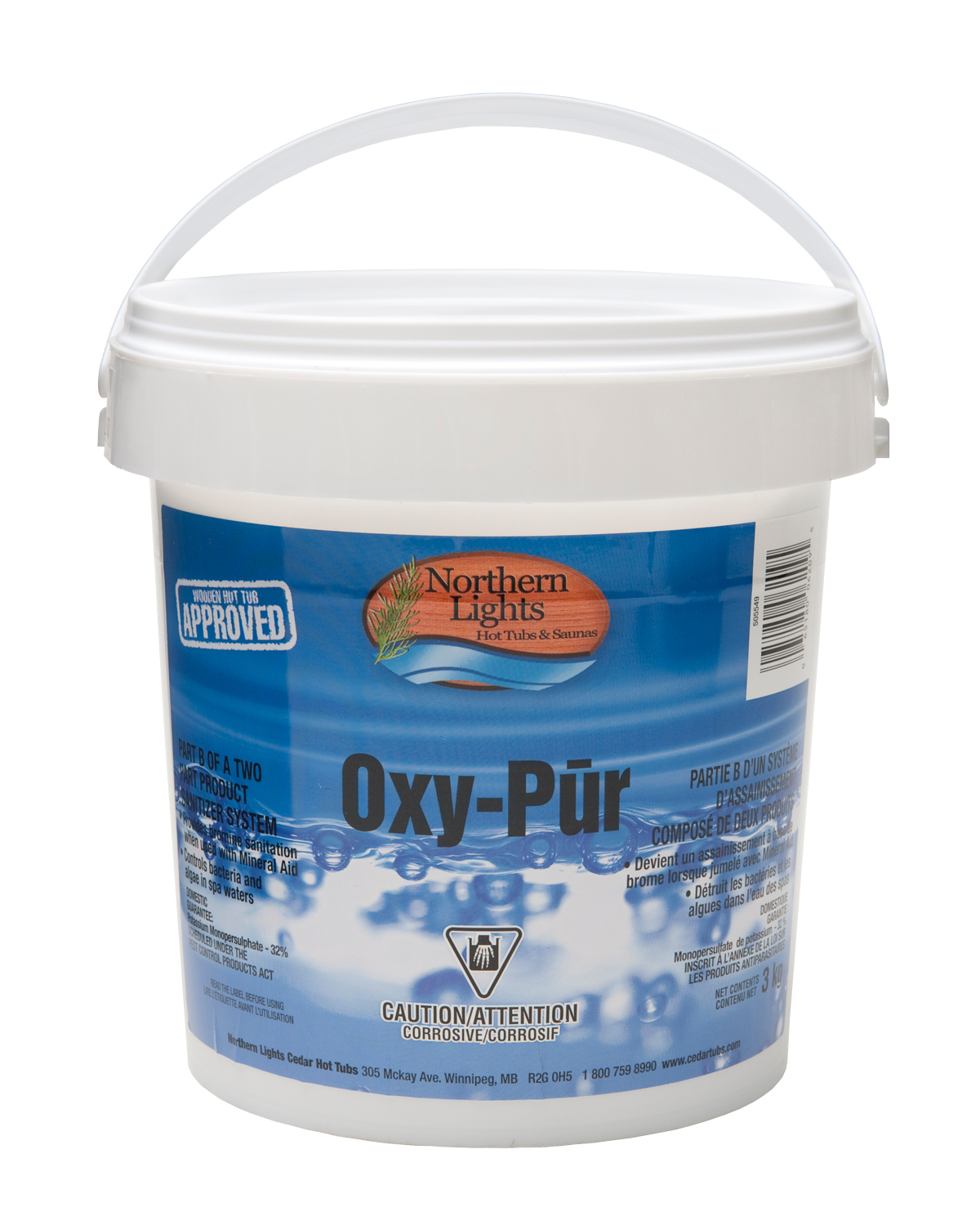 NLCT-OXY PUR-Part 2 of 2 part Bromine Sanitizer - 3 Kg