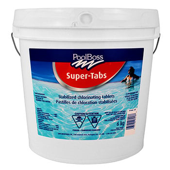 Super-Tabs - Stabilized Chlorinating Tablets - 6Kg