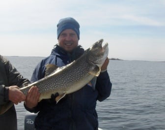 Elk Island Fishing with Wood hot tub