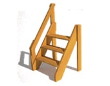 cedar stairs