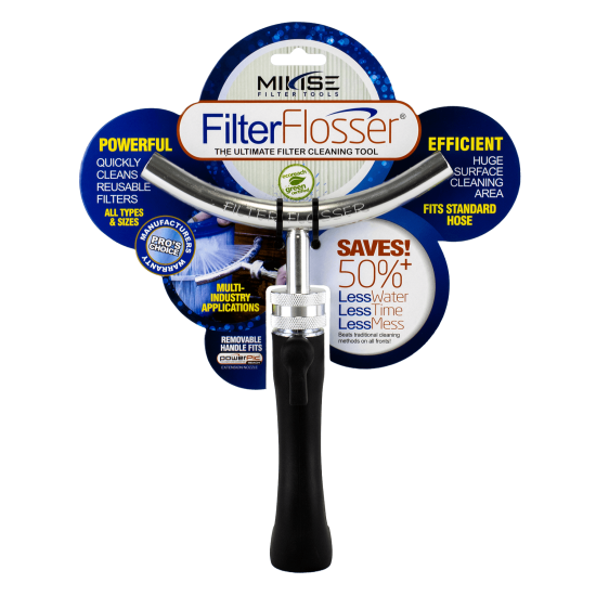 Filter Flosser - The Ultimate Filter Cleaning Tool - Cleans All Types And Sizes Of Reusable Filters