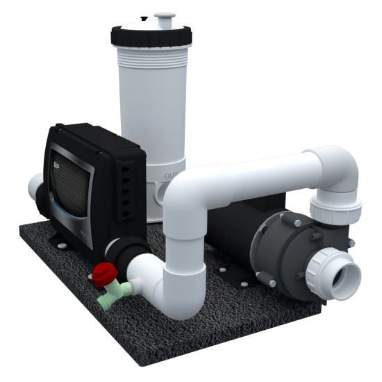Balboa Spa System - 2 HP Pump, 5.5 Kw Heater, 50 ft