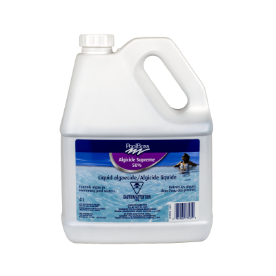 Algicide Supreme 50% - Liquid Algicide for Pools and Spas 4L
