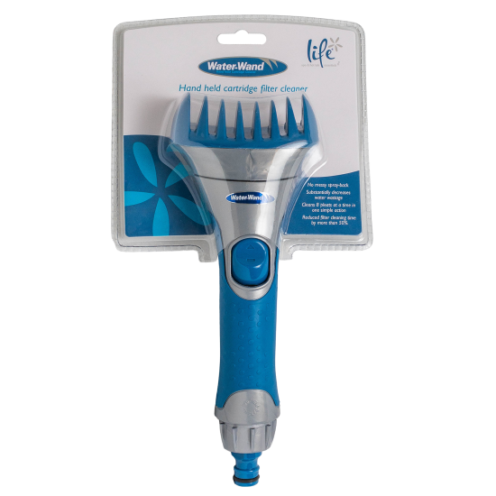 Water-Wand Handheld Cartridge Filter Cleaner Tool - Cleans Any Hot Tub Filter