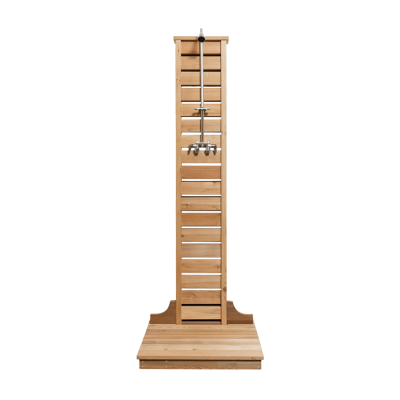 Western Red Cedar Outdoor Shower - Handcrafted In Canada