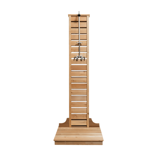Western Red Cedar Outdoor Shower - Handcrafted In Canada