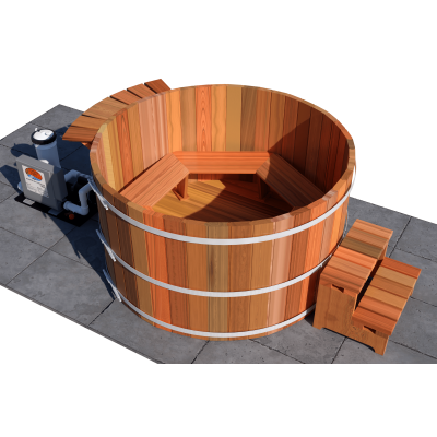 Electric 36” 4 Person Tub Package