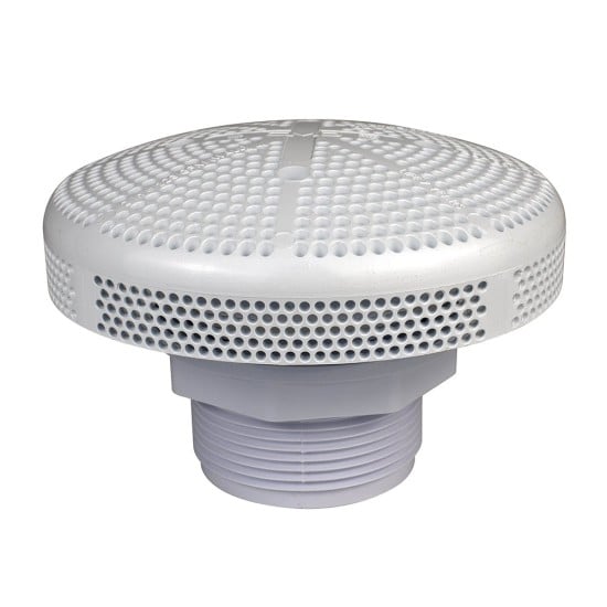 CMP Fiberglass Main Drain Suction 2" - White PN-CMP-25215 W