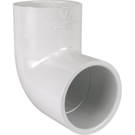 PVC Elbow - 1.5" - White