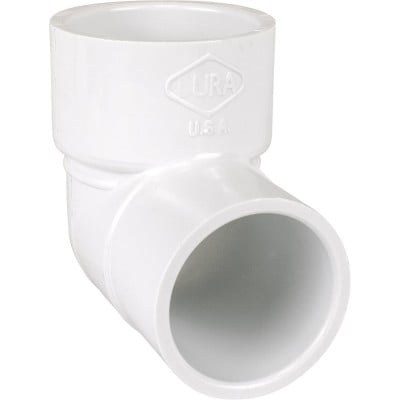 PVC Street Elbow - 1.5" - White
