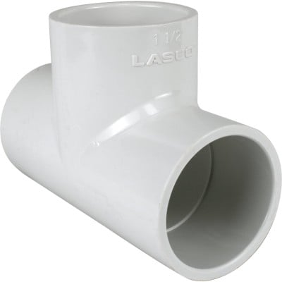 PVC Tee - 1.5" - White
