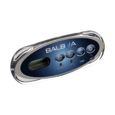 Balboa VL200 min-oval LCD Light Duplex Jets 4-button Panel