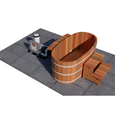 Electric 2 Person Ofuro Tub Package