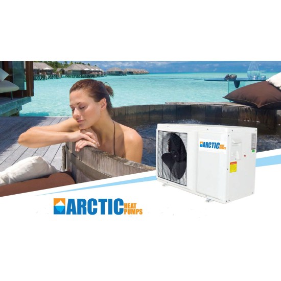 Arctic Titanium Heat Pump for Swimming Pools and Spas - Heats & Chills - 37,500 BTU - DC Inverter