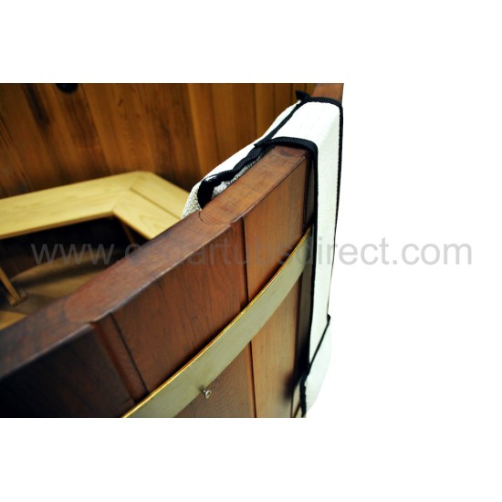 Adjustable Hot Tub Backrest-White