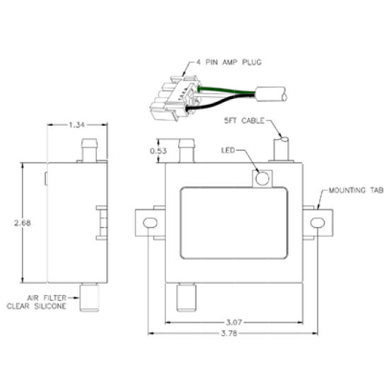 Balboa UltraZone Ozone Generator PN 59297 - Kit