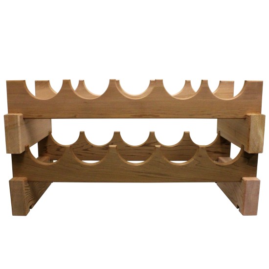 Handcrafted Cedar Wine Rack - 100% Western Red Cedar