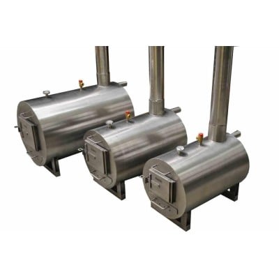 Wood Fired Hot Tub Heater - Wood Fired Pool Heater - Small 35,000 BTU