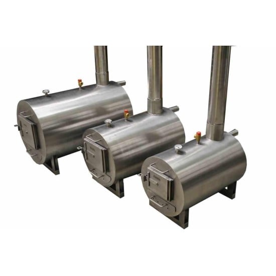 Wood Fired Hot Tub Heater - Wood Fired Pool Heater - Small 35,000 BTU