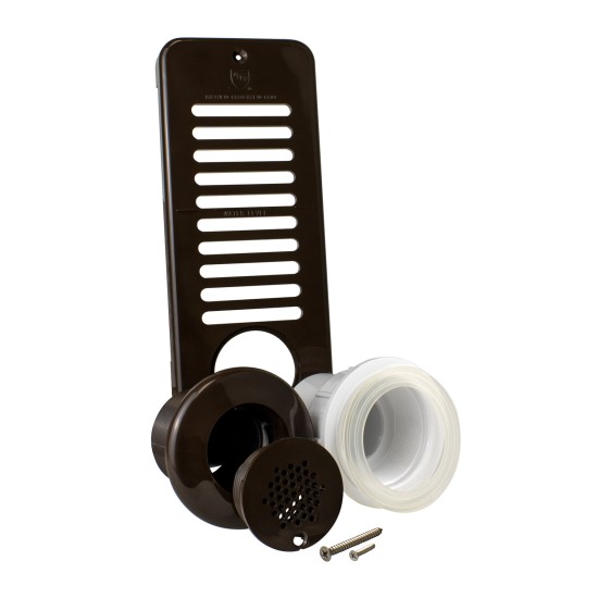 Extended Wall Skimmer Assembly 1.5" - Brown PN-HY-10-6530BRN