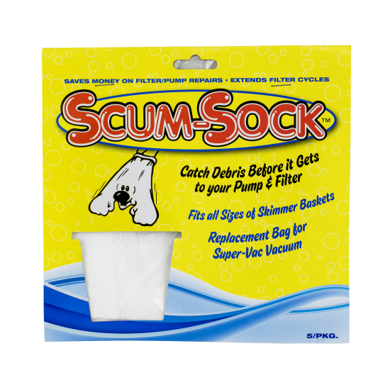 Scum-Sock Pool Skimmer Basket Liner - 5 Pack