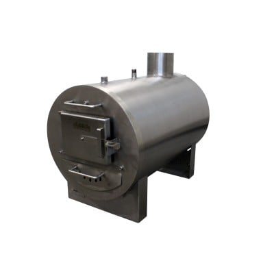 Wood Fired Hot Tub Heater - Wood Fired Pool Heater - Large 100,000 BTU - Forced Circulation