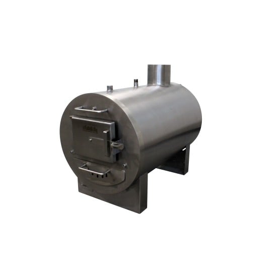 Wood Fired Hot Tub Heater - Wood Fired Pool Heater - Medium 55,000 BTU - Forced Circulation