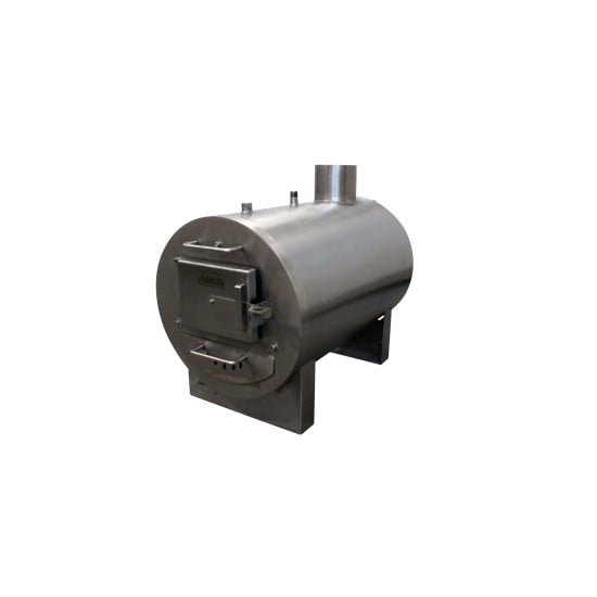 Wood Fired Hot Tub Heater - Wood Fired Pool Heater - Small 35,000 BTU - Forced Circulation